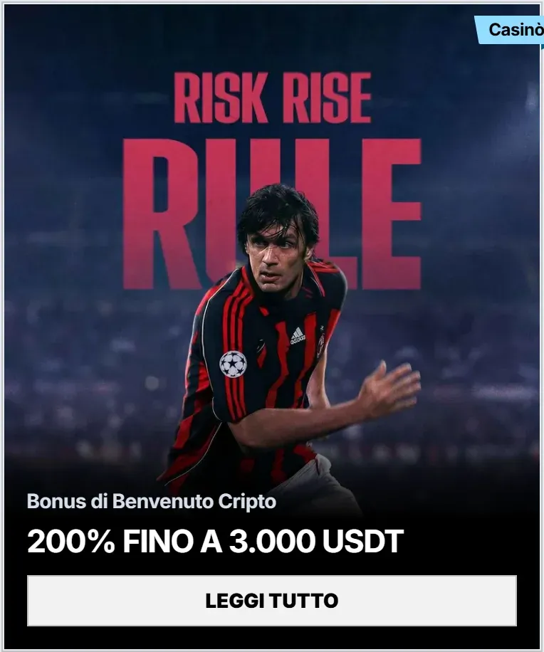 Bonus di benvenuto cripto 200 fino a 3 000 usdt