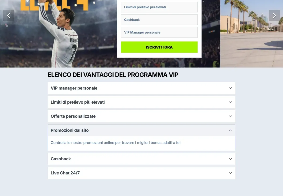 Programma VIP Zoccer